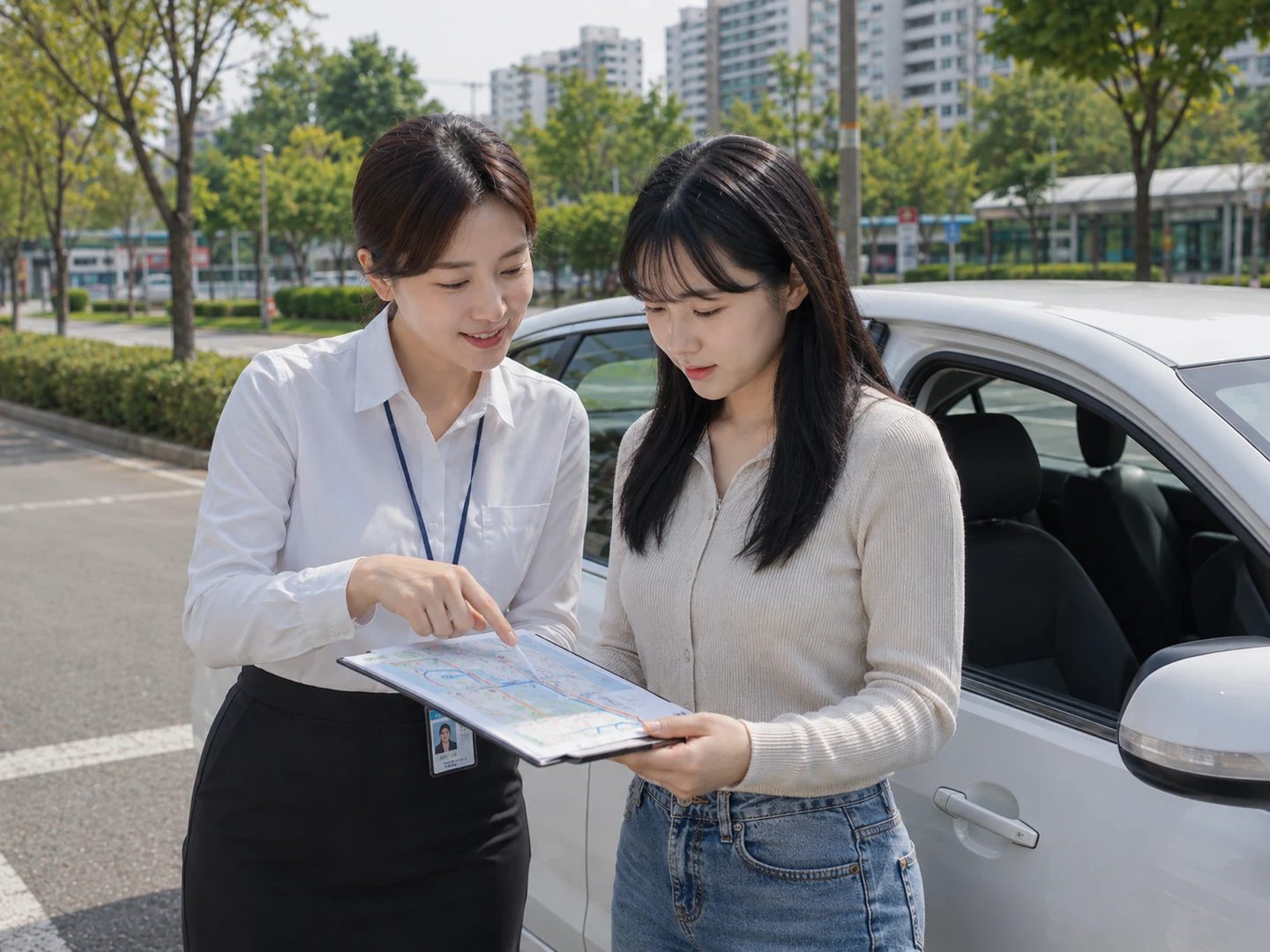 자차로 진행하는 운전연수